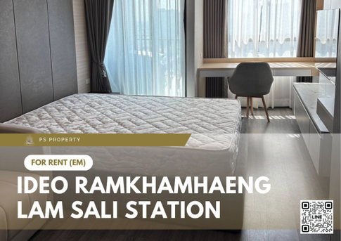 ให้เช่า 📍 Ideo Ramkhamhaeng - Lam Sali Station 📍 เฟอร์นิเจอร์ และ เครื่องใช้ไฟฟ้าครบ ใกล้ MRT แยกลำสาลี