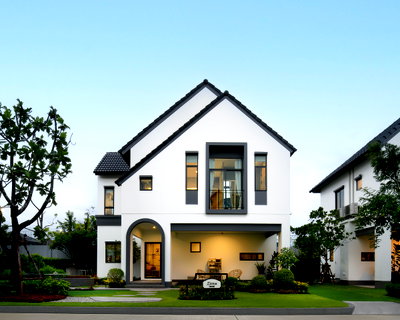 ขายบ้านเดี่ยว : บ้านเดี่ยว สราญสิริ บางนา Saransiri Bangna บ้านซีรีส์ใหม่ วิวทะเลสาบ