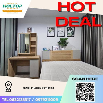 #Z3824💥 231268 🔥 Condo for Rent: REACH Phahon Yothin 52