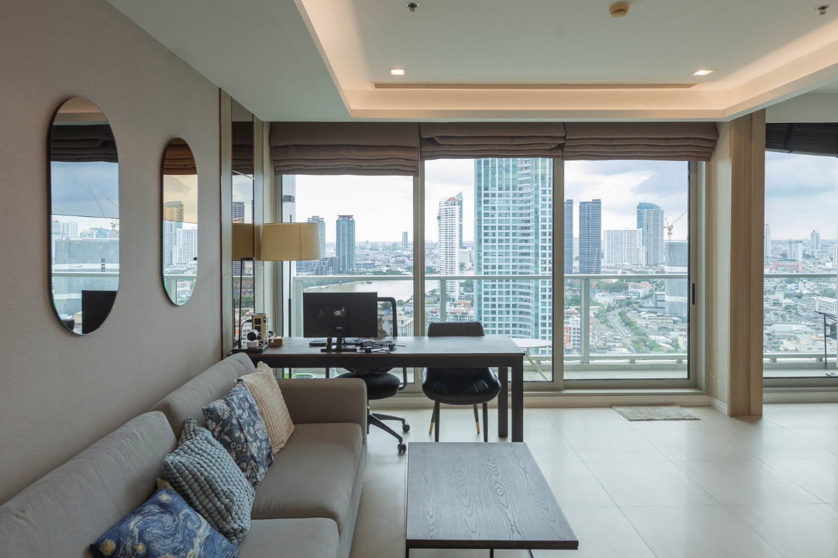 รูป ST347 ปล่อยเช่า คอนโดหรูริมแม่น้ำเจ้าพระยา The River Condominium เจริญนคร – Tower B - รูปที่ 4/16