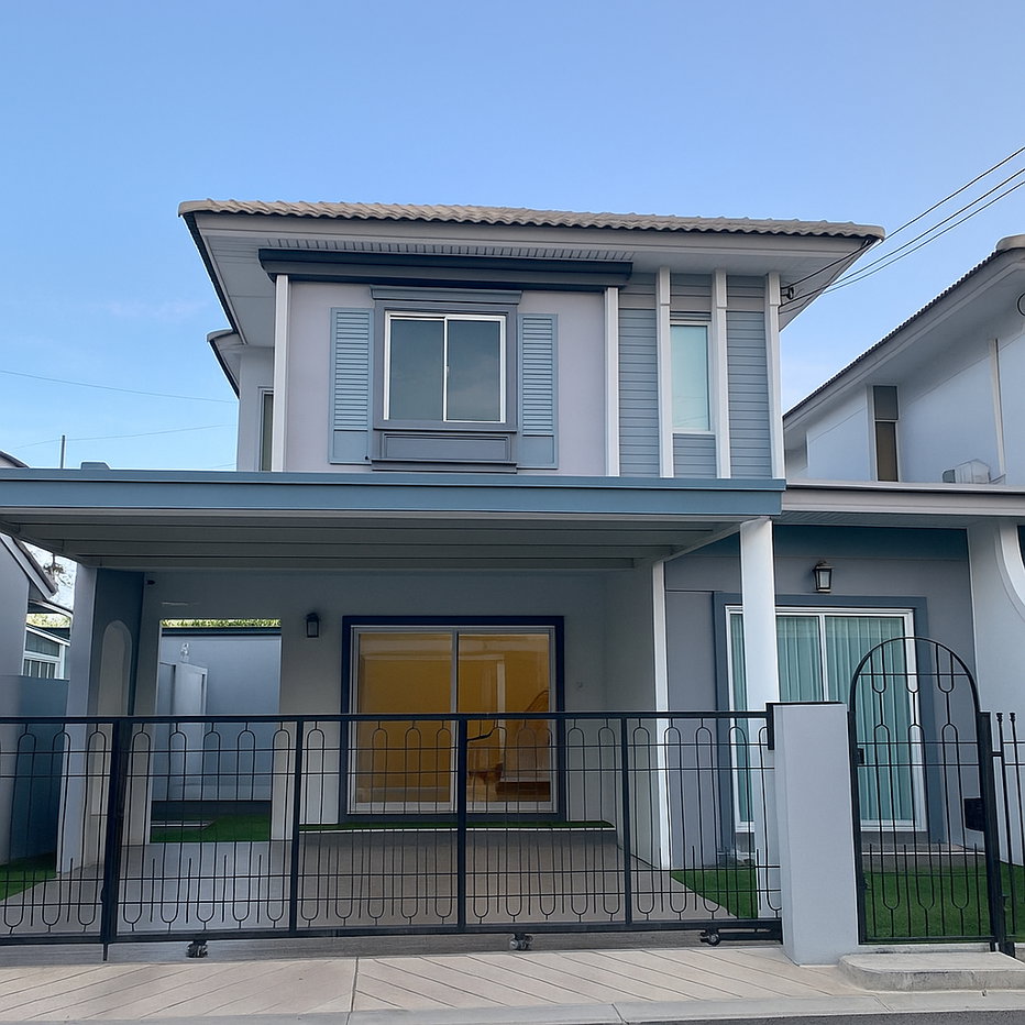 รูป 🏡 ขายบ้านบางแสน บ้านแฝด 2 ชั้น ในโครงการ Life in the Garden – - รูปที่ 1/18