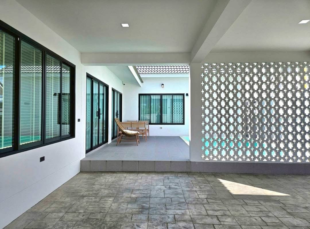 รูป  ให้เช่า Pool Villa โซนหางดง บ้านใหม่ พื้นที่ 300 ตรม. เฟอร์สวย พร้อมอยู่  - รูปที่ 6/14