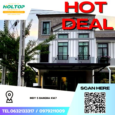 Townhouses for rent : #Z3828💥 231268 🔥House for Rent: Indy 5 Bangna KM.7