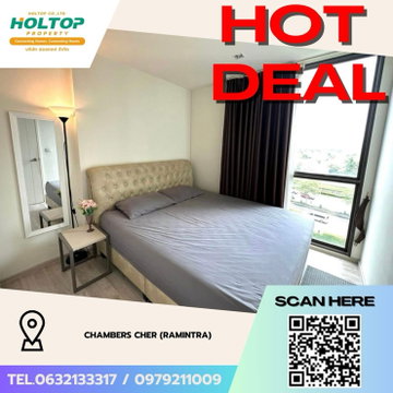 #Z3848💥 241268 🔥 Condo for Rent: CHAMBERS CHER (Ramintra)