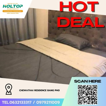 #Z3850💥 241268 🔥ให้เช่าคอนโด Chewathai Residence Bang Pho