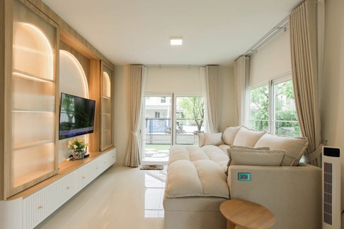 LTH13838 – House for Rent | Villaggio 3 | 208.4 sqm | 3 Beds 3 Baths | Near Mega Bangna | 75K/Month | บ้านให้เช่า วิลลาจจิโอ 3
