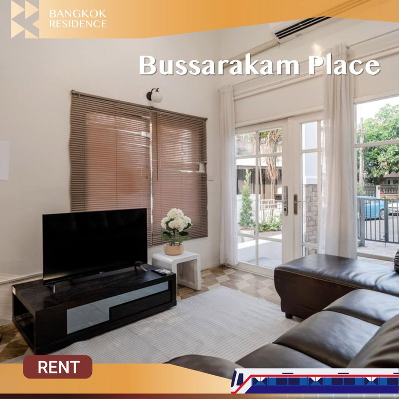 บ้านเดี่ยวให้เช่า : Bussarakam Place 🏡 ทาวน์โฮมพูลวิลล่า 4 ชั้น พร้อมสระว่ายน้ำ ใจกลางกรุงเทพ! 🤽🏻♂️