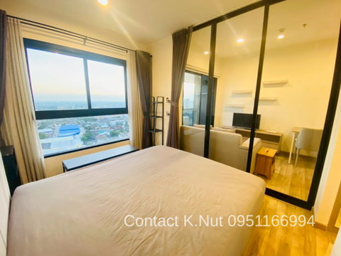 ให้เช่าคอนโด นิช โมโน เจริญนคร ชั้น 27 ระยะสั้น-ระยะยาว (For rent - Niche Mono Charoen Nakorn 27th Floor Short-Long period)