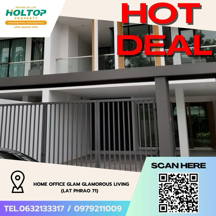 Home office for rent : #Z3831💥 241268 🔥For Rent: Home Office Glam Glamorous Living (Lat Phrao 71)