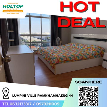 #R8442 🎉 241268 Condo for Rent: Lumpini Ville Ramkhamhaeng 44