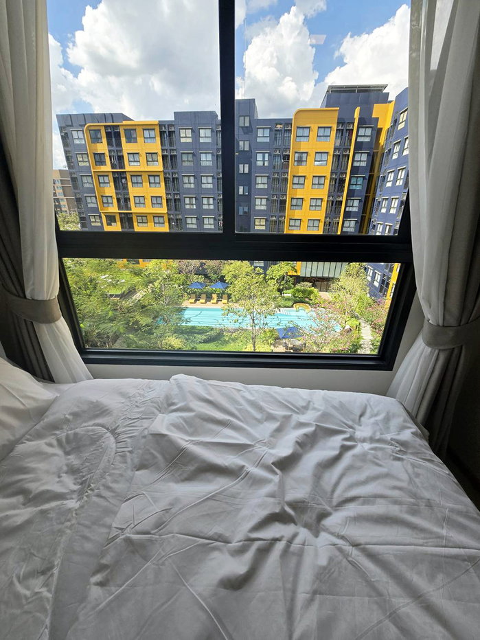รูป ขาย Dcondo Shine Rangsit ฟังก์ชั่นครบ ตรงข้าม ม.ธรรมศาสตร์ ชั้น 5 ขนาด 26ตร.ม. วิวสระว่ายน้ำเต็มตา สวยสงบ - รูปที่ 4/24