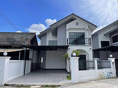 ขาย บ้านเดี่ยวสองชั้น สันทราย ตรงข้ามโฮมโปรสันทราย