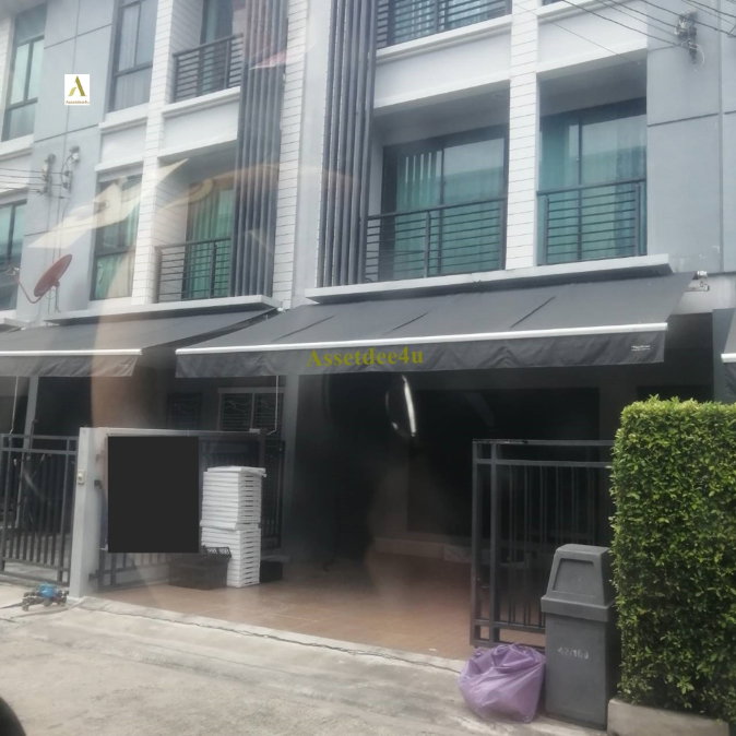 รูป AT366 ให้เช่าทาวน์โฮม 3 ชั้น กลางเมือง รัตนาธิเบศร์ เฟอร์บางส่วน ใกล้MRT แยกนนทบุรี1 - รูปที่ 1/10