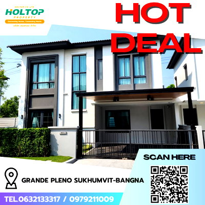 บ้านเดี่ยวให้เช่า : #R8465 🎉 261268 ให้เช่าบ้าน Grande Pleno Sukhumvit-Bangna