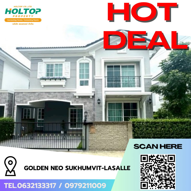 Houses for rent : #R8467 🎉 261268 House for Rent: Golden Neo Sukhumvit-LaSalle