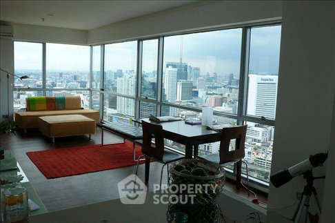 1-BR 70 Sqm High-Floor at Silom Suite Condo, 60m to BTS Saint Louis (ID 510051)