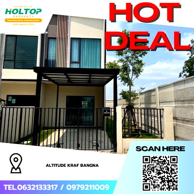 Townhouses for rent : #Z3881💥 281268 🔥House for Rent: Altitude Kraf Bangna