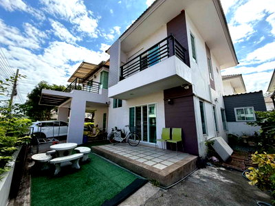 บ้านเดี่ยว สนามบินสุวรรณภูมิ : ขาย บ้านเดี่ยว 2 ชั้น หมู่บ้าน ภัคภิรมย์ เนเทีย ใกล้มอเตอร์เวย์ กาญจนาภิเษก ใกล้บางนา-ตราด 58 ตรว