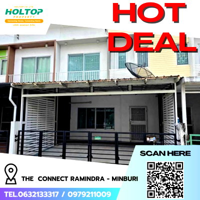 เช่าทาวน์โฮม เขตมีนบุรี : #R8509 🎉 291268 ให้เช่าบ้าน The  Connect Ramindra - Minburi 