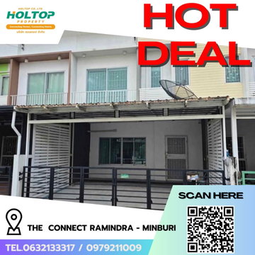 #R8509 🎉 291268 ให้เช่าบ้าน The Connect Ramindra - Minburi