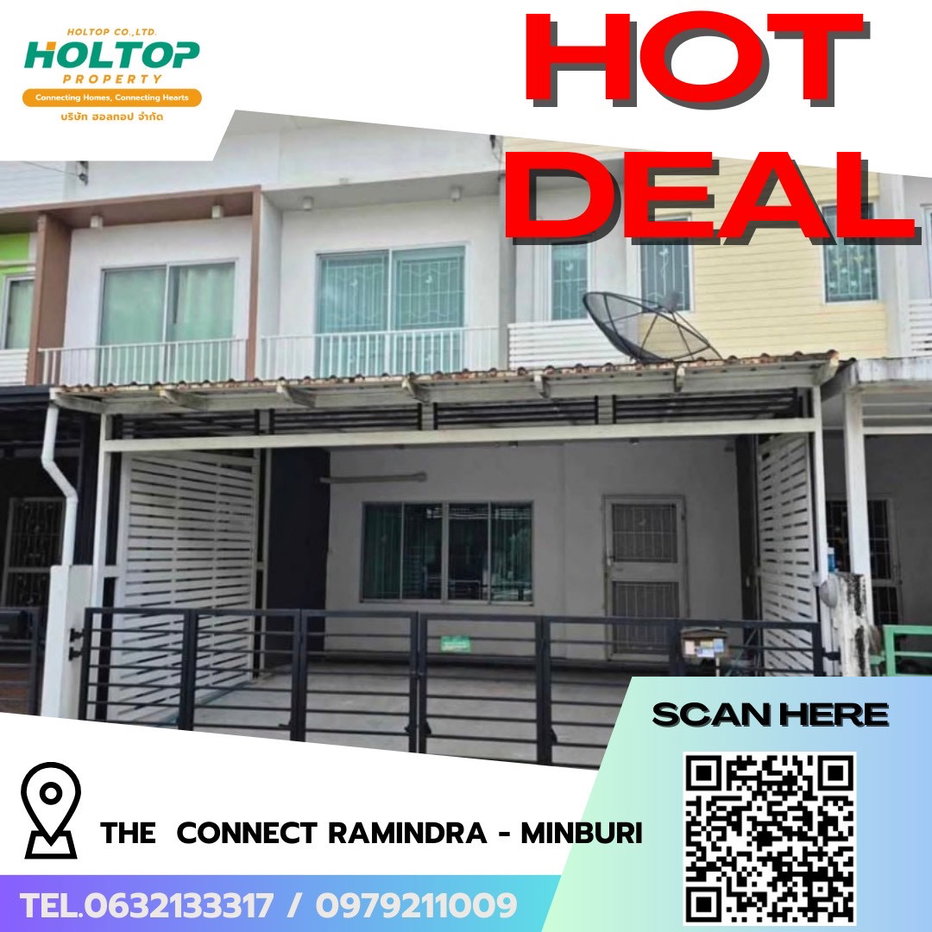 รูป #R8509 🎉 291268 ให้เช่าบ้าน The  Connect Ramindra - Minburi  - รูปที่ 1/18