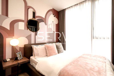 Condos for rent : 1 Bed City View Super High Floor 40+ Fully furnished  Good Location Close To BTS Mo Chit  350 m @ THE LINE Jatujak-Mochit  