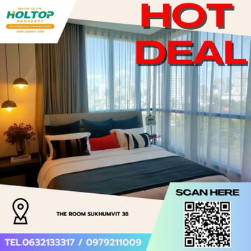 #Z3902💥 291268 🔥ให้เช่าคอนโด The Room Sukhumvit 38