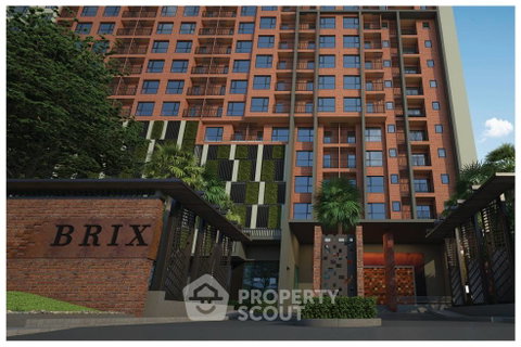 คอนโด 1 ห้องนอน 25 ตร.ม. ชั้น 16 Brix Condominium ใกล้ MRT สิรินธร 40 ม. (ID 1266612)