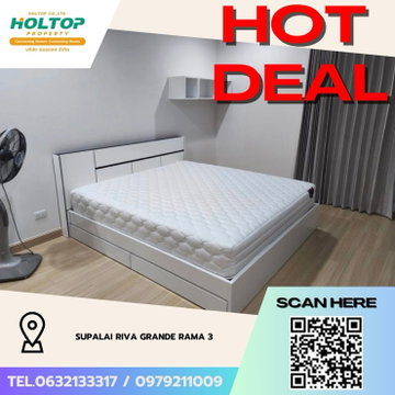 #Z3904💥 291268 🔥ให้เช่าคอนโด Supalai Riva Grande Rama 3