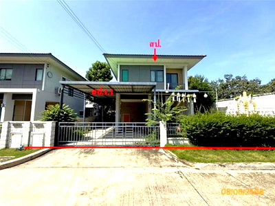 Houses for sale Makro Bangbuathong : HOME 52.7 Sq.w. Bang Bua Thong Nonthaburi for 4.8M