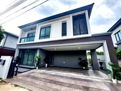 บ้านเดี่ยวให้เช่า : #A124209 ✅ 30/12/68  ให้เช่าบ้านเดี่ยว Grand Britania Rama 9-Krungthep Kreetha 📲📢สอบถาม ld line @condoboy