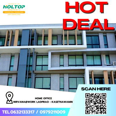 Home office for rent : #Z3928💥 020169 🔥For Rent: Home Office Nirvana@WORK Ladprao - Kasetnawamin
