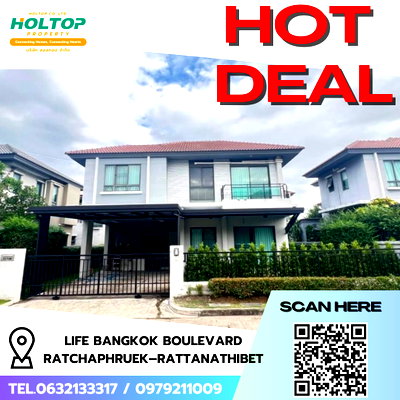 Houses for rent : #R8564 🎉 030169 House for Rent: Life Bangkok Boulevard Ratchaphruek–Rattanathibet