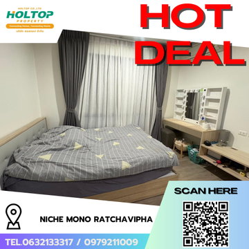 #R8626 🎉 050169 ให้เช่าคอนโด Niche Mono Ratchavipha 
