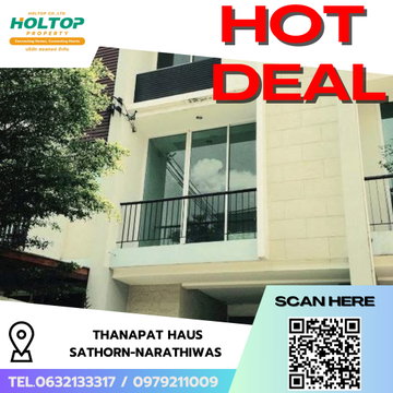 #R8647 🎉 050169 ให้เช่าคอนโด Thanapat Haus Sathorn-Narathiwas 