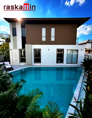 Houses for sale Frost Magical Ice of Siam : KT0095📲LineID @556ryccg🏖️Pool Villa💎Horizon by Patta-Pattaya 4Bedroom Land384sqm Fully Furnished🏊Private pool