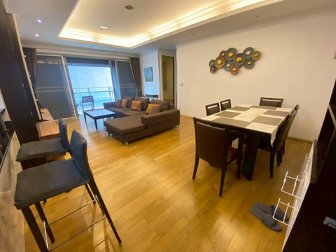 PET FRIENDLY ROOM | 2B2B 115 ตร.ม. ใกล้ BTS พร้อมพงษ์ emquarium emquartier เฟอร์ครบพร้อมเข้าอยู่