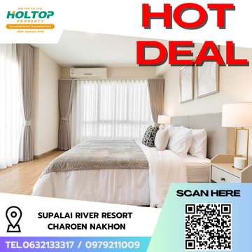 #R8646 🎉 050169 Condo for rent: Supalai River Resort Charoen Nakhon