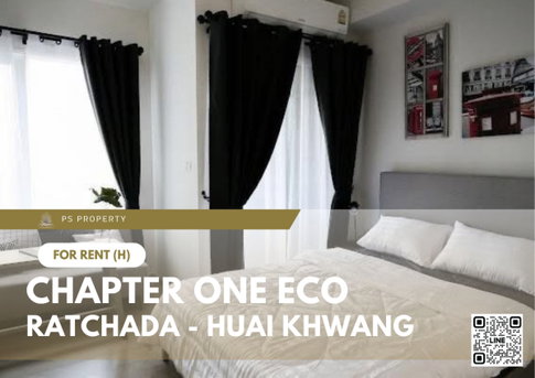 For rent 📍 Chapter One Eco Ratchada - Huai Khwang 📍 Fully furnished with appliances. Near MRT Huai Khwang.