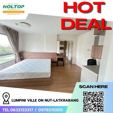 #R8673 🎉 060169 Condo for Rent: Lumpini Ville On Nut-Latkrabang