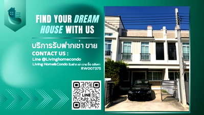 Townhouses for rent : For Rent: Indy 2 Bangna-Ramkhamhaeng 2, fully furnished with built-in furniture, close to all amenities, opposite Mega Bangna. RW007375 