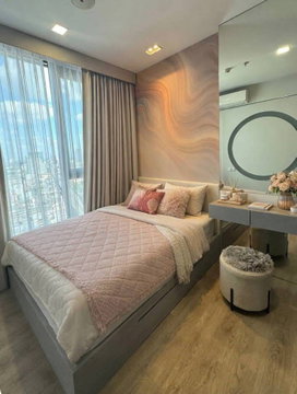 T1504 คอนโดให้เช่า Modiz Rhyme Ramkhamhaeng (โมดิซ ไรห์ม รามคำแหง)ห้องสวย เฟอร์ครบ ราคาพิเศษ