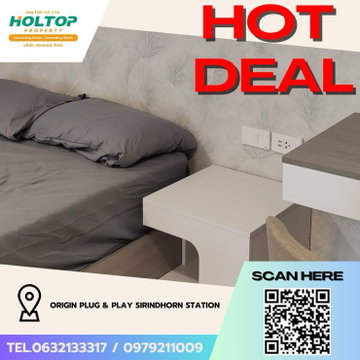 #Z4004💥 070169 🔥Condo for Rent: Origin Plug & Play Sirindhorn Station