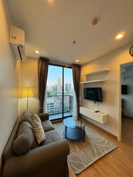 ให้เช่า Q house สุขุมวิท 79 เฟอร์ครบ 2 ห้องนอน 45 ตรม. 26,500 บาท