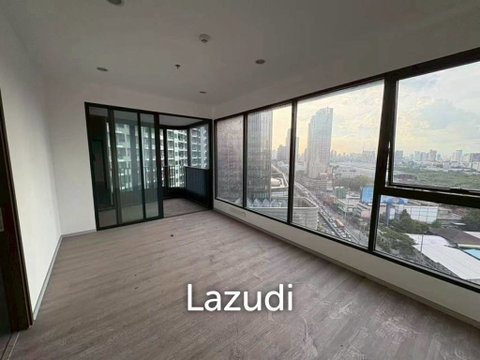 53 sqm corner 2 bedroom condo on 16th floor at Ideo Mobi Asoke Bangkok