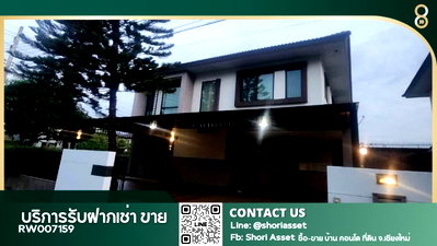 Houses for rent Thepanya Hospital : Single house for rent, Vararom Premium Sala Klang, Chiang Mai RW007159