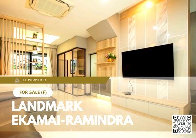 Townhouses for sale Bangkok : Townhouse for sale urgently 🔥 Landmark Ekamai-Ramindra 🔥 3 bedrooms, 4 bathrooms, near Central EastVille.
