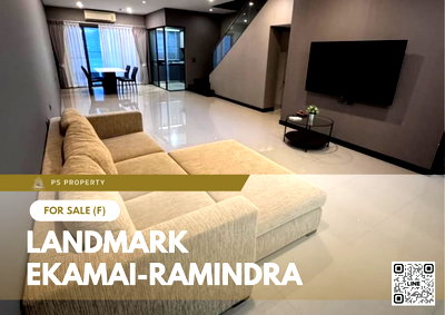 Townhouses for sale Bangkok : Urgent sale! Townhouse ✨ Landmark Ekamai-Ramindra ✨ 3 bedrooms, 4 bathrooms, fully furnished and equipped with appliances.