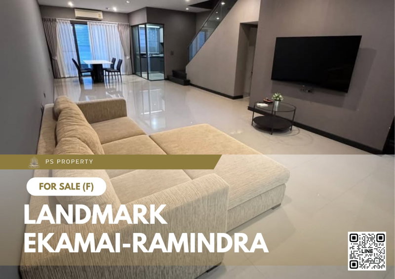 Townhouses for sale : Urgent sale! Townhouse ✨ Landmark Ekamai-Ramindra ✨ 3 bedrooms, 4 bathrooms, fully furnished and equipped with appliances.