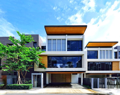 Houses for sale Bangkok : Project for sale: BAAN 365 Rama 3 by LPN, fully furnished, has a private swimming pool, Pool Villa style, 81 sq m., 490 sq m., ready to move in.